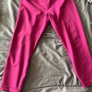 Lululemon Athletica Wunder Train High-Rise Crop Leggings in Magenta Purple
